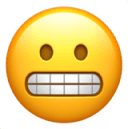 Hvordan bruges 😬-emojien?