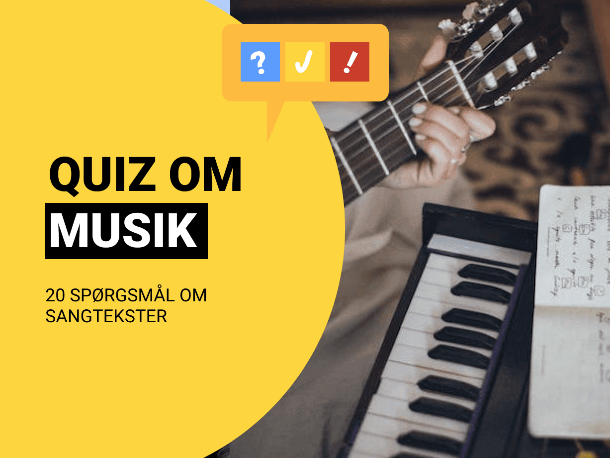 Musikquiz: Gæt populære sangtekster