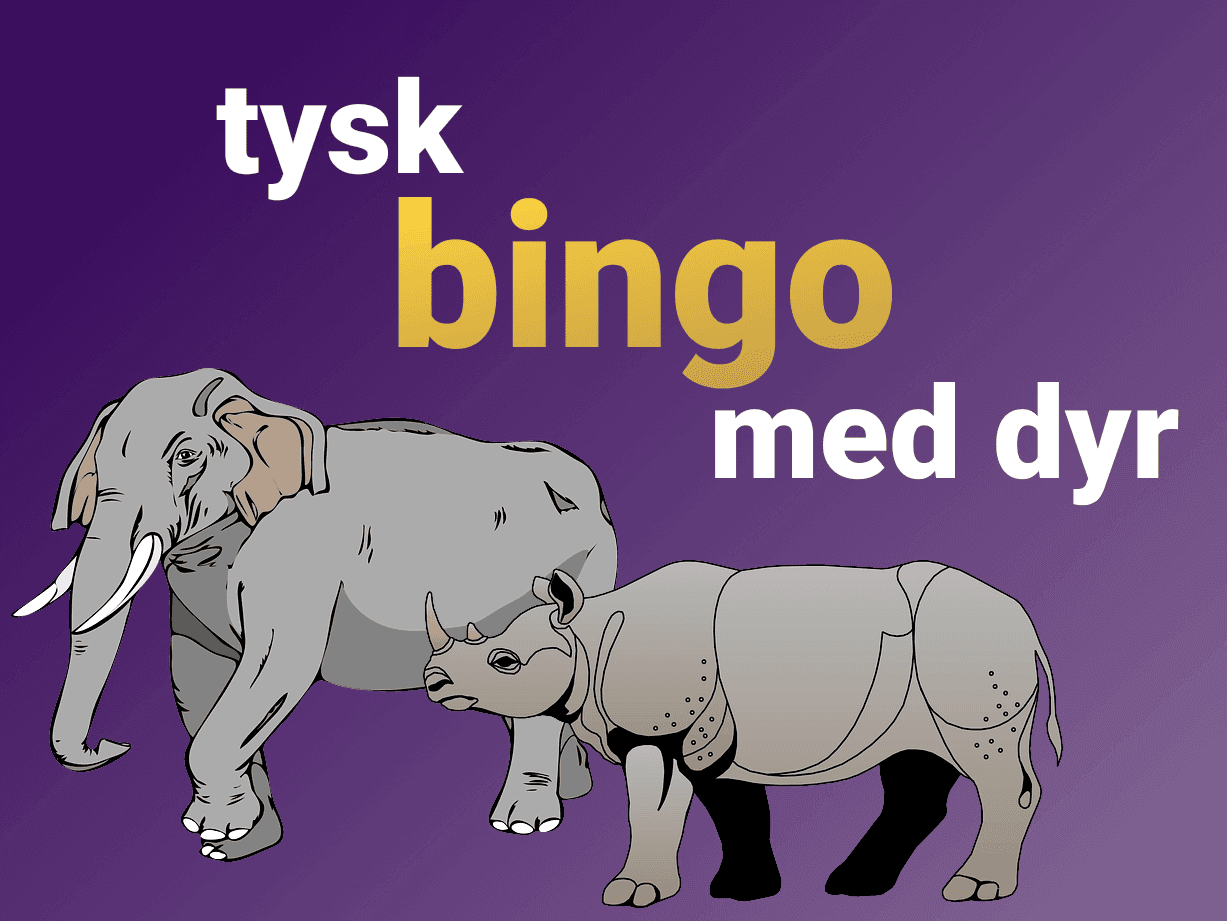 Tysk Bingo med Dyr