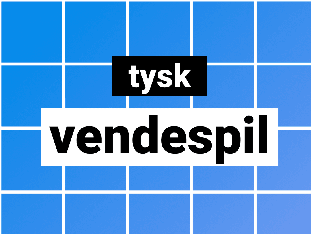 Tysk Vendespil