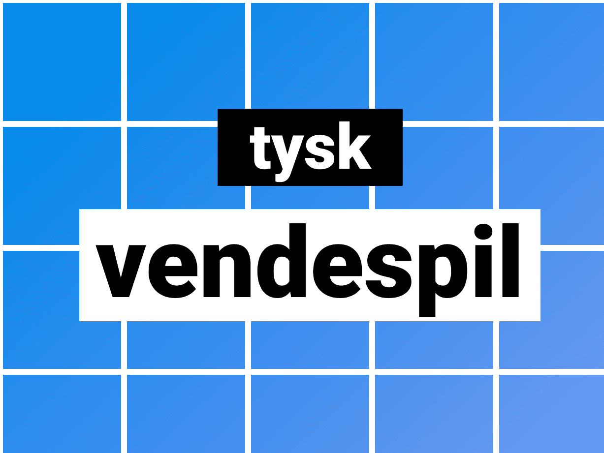 Tysk Vendespil
