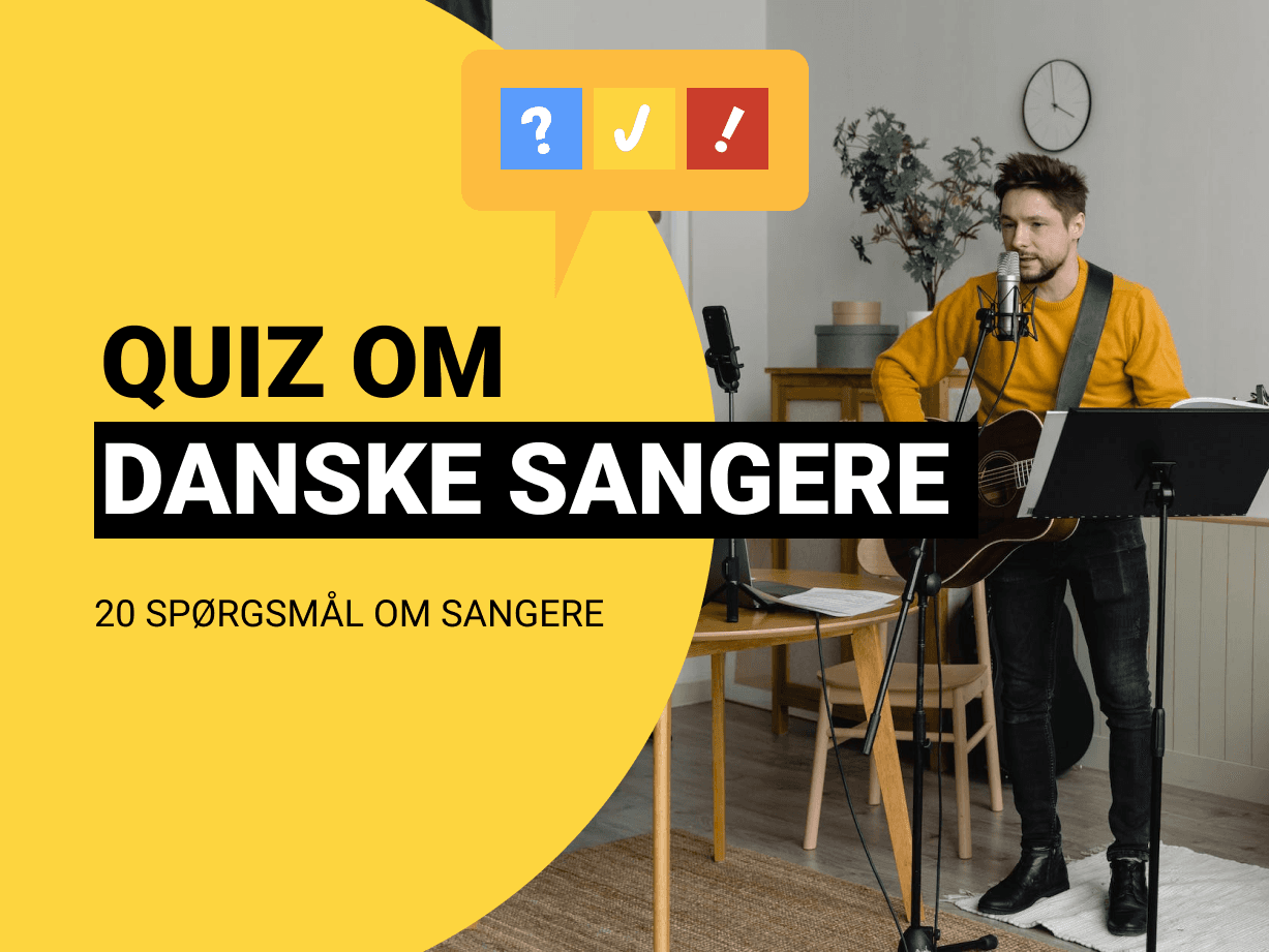 Quiz Om Dansk Musik: 20 spørgsmål om danske sangere