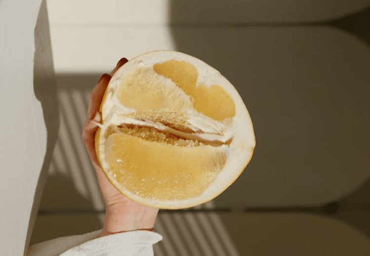 Hvilken frugt ses på billedet her?