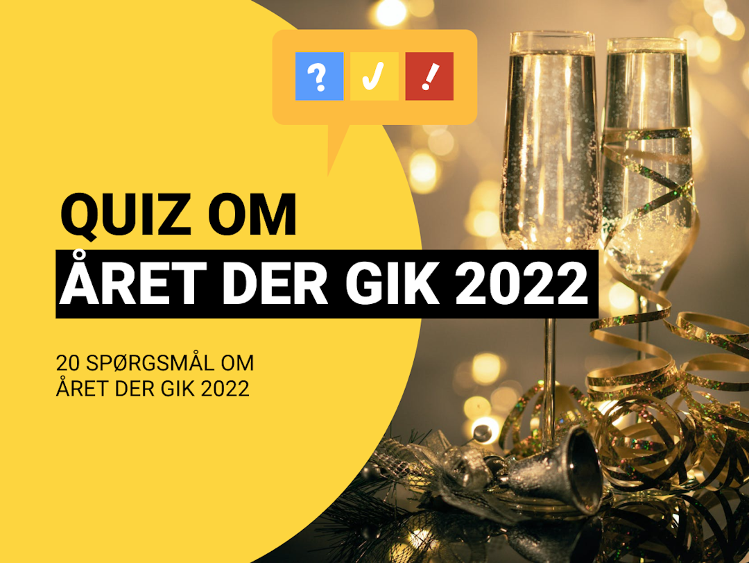 Året Der Gik 2022 Quiz: Tag den store nytårsquiz 2022 her