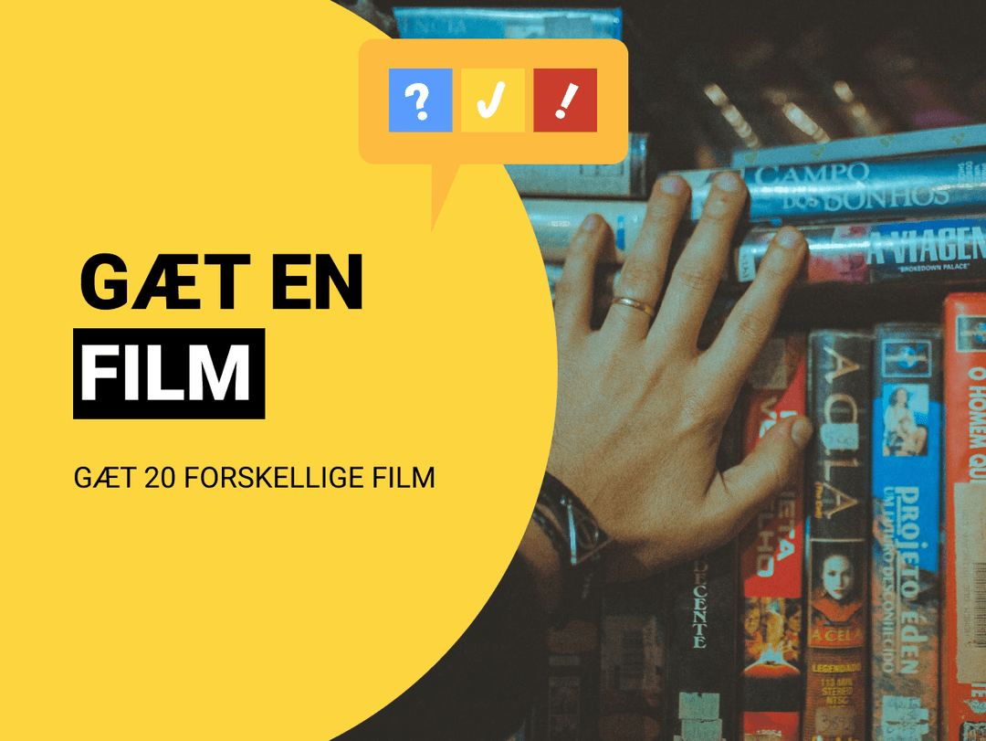 Gæt en Film: Gæt 20 filmtitler på et citat, skuespiller eller plot