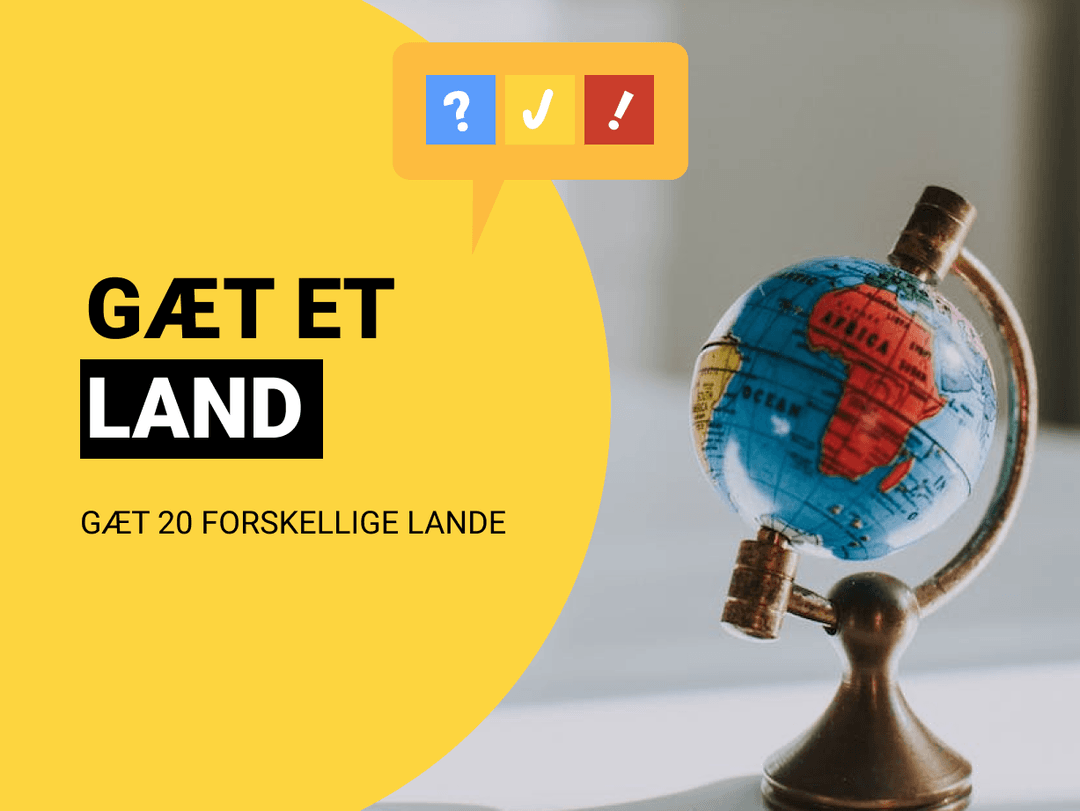 Gæt et Land: Kan du gætte alle 20 forskellige lande?