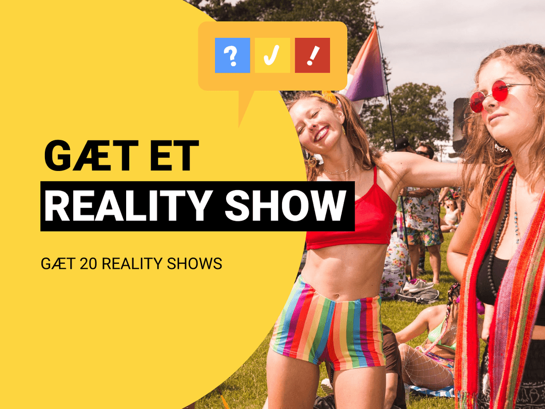 Gæt et Reality Show: Kan du gætte alle 20 shows?