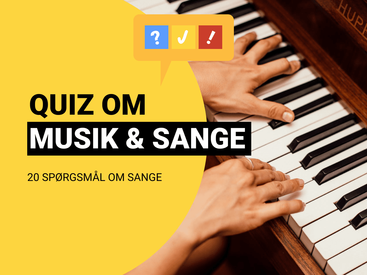 Hvem Skrev Sangen: Gæt kunstneren bag 20 forskellige hits