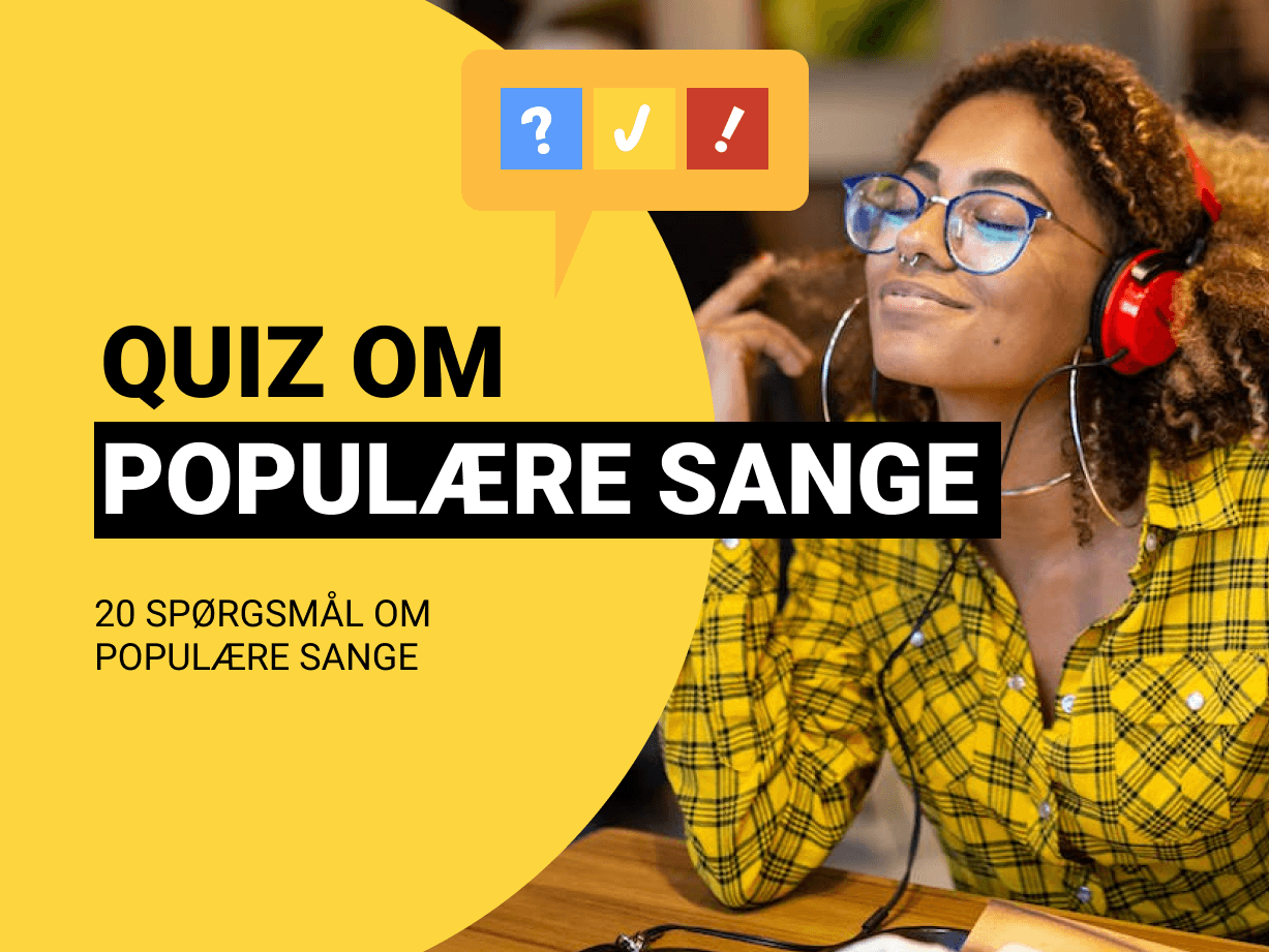 Quiz om Populære Sange: I hvilket årstal udkom disse 20 sange?