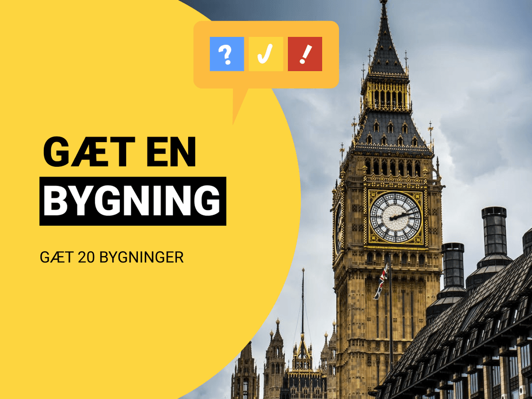 Gæt en Bygning: Quiz om 20 populære bygninger i verden