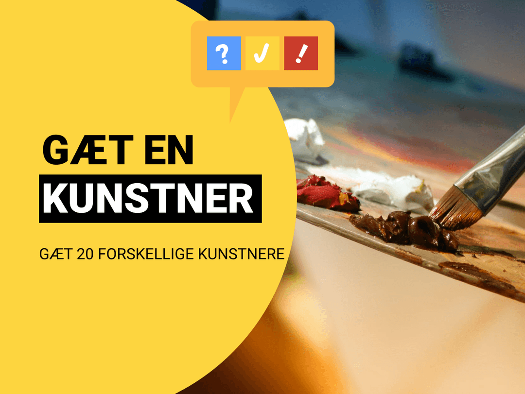 Gæt Kunstneren: Gæt 20 forskellige kunstnere