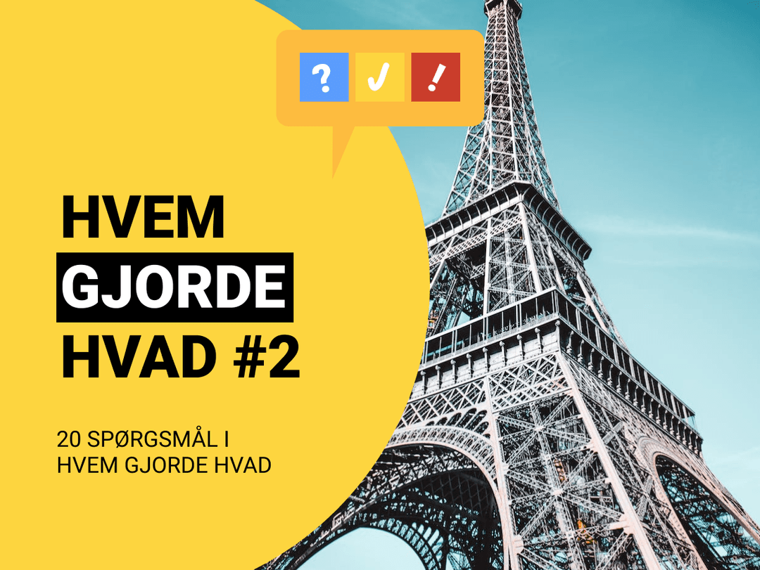 Hvem Gjorde Hvad #2