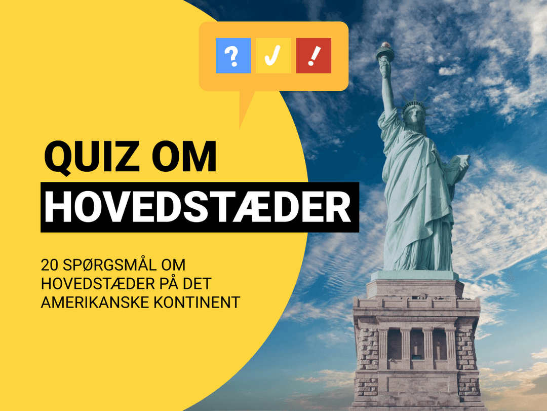 Quiz om 20 Amerikanske Hovedstæder