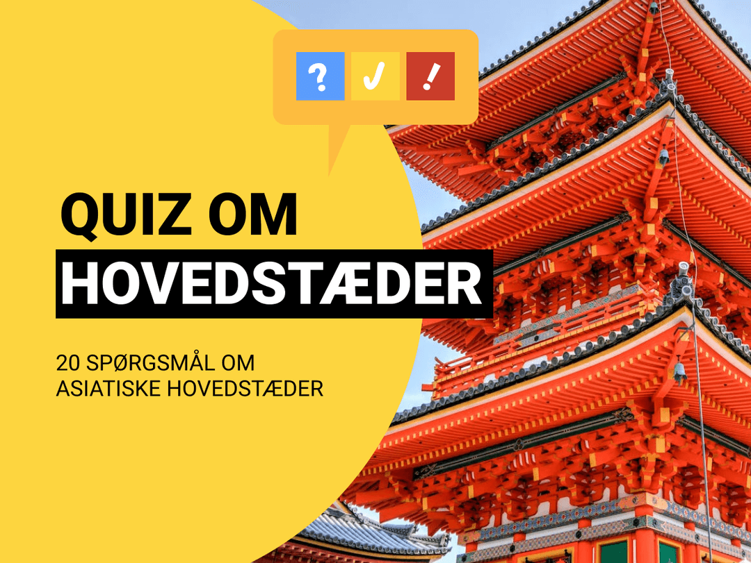 Quiz om 20 Asiatiske Hovedstæder 