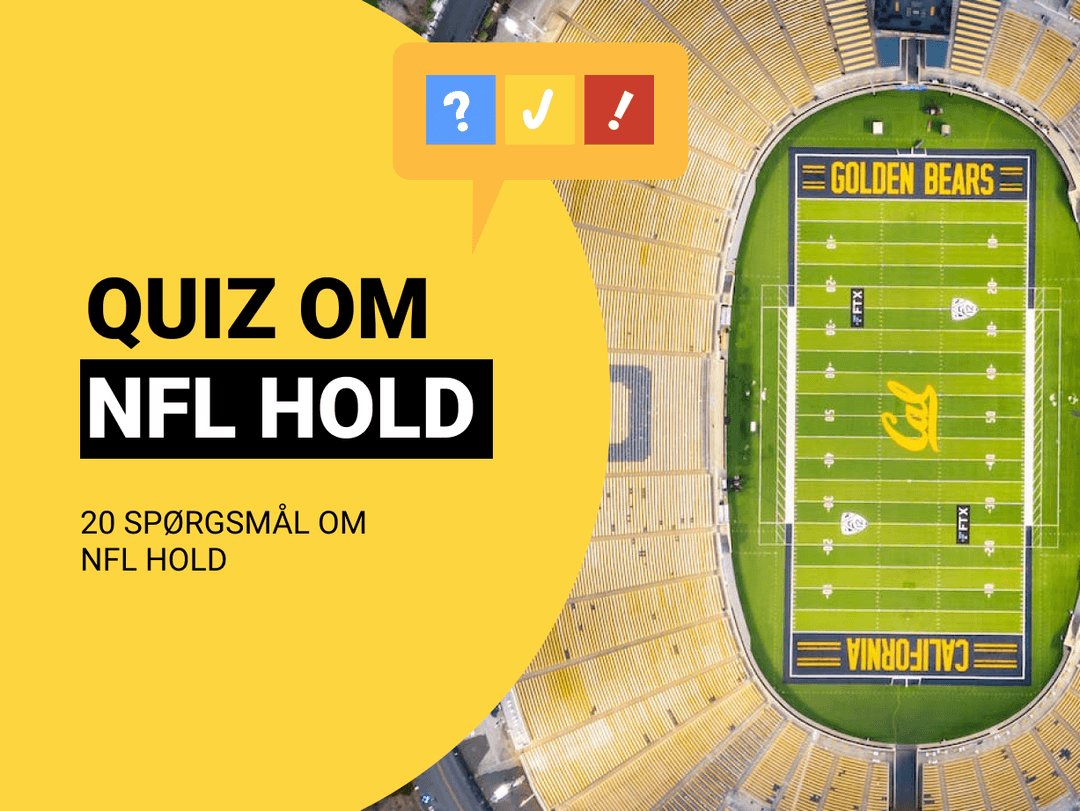 Quiz om NFL Hold: Hvilket område kommer holdet fra?
