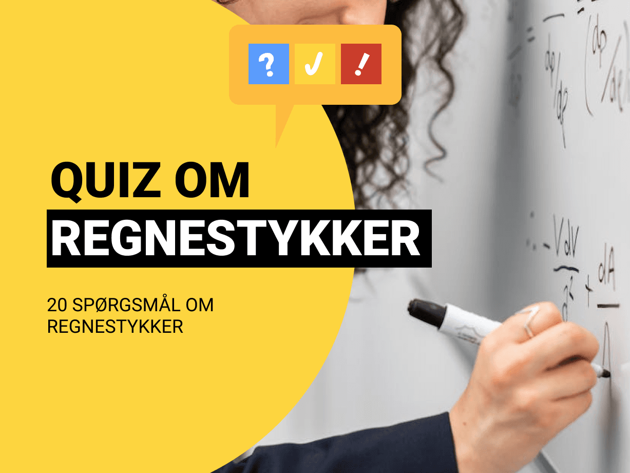 Quiz om 20 Matematiske Regnestykker