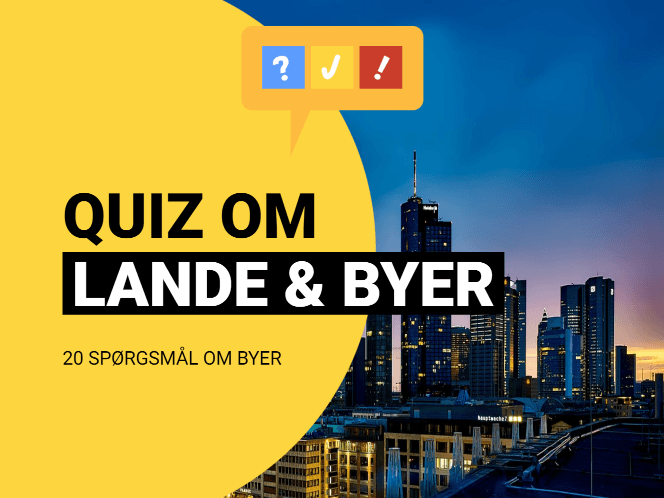 Hvilket land ligger disse 20 populære byer i?