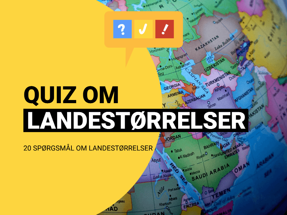 Hvilket land er størst?