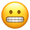 Hvordan bruges 😬-emojien?