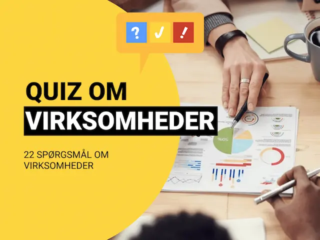Erhvervs Quiz med 22 spørgsmål og svar (Virksomhedsquiz)