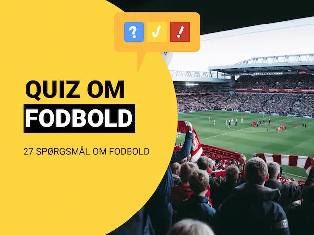 Fodbold Quiz med 27 Spørgsmål og Svar | Spil gratis her