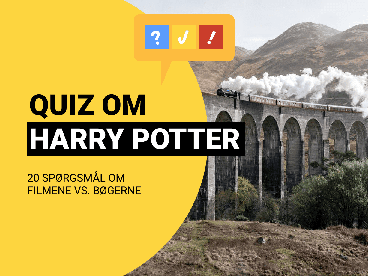 Dansk Harry Potter Quiz: Filmene vs. Bøgerne