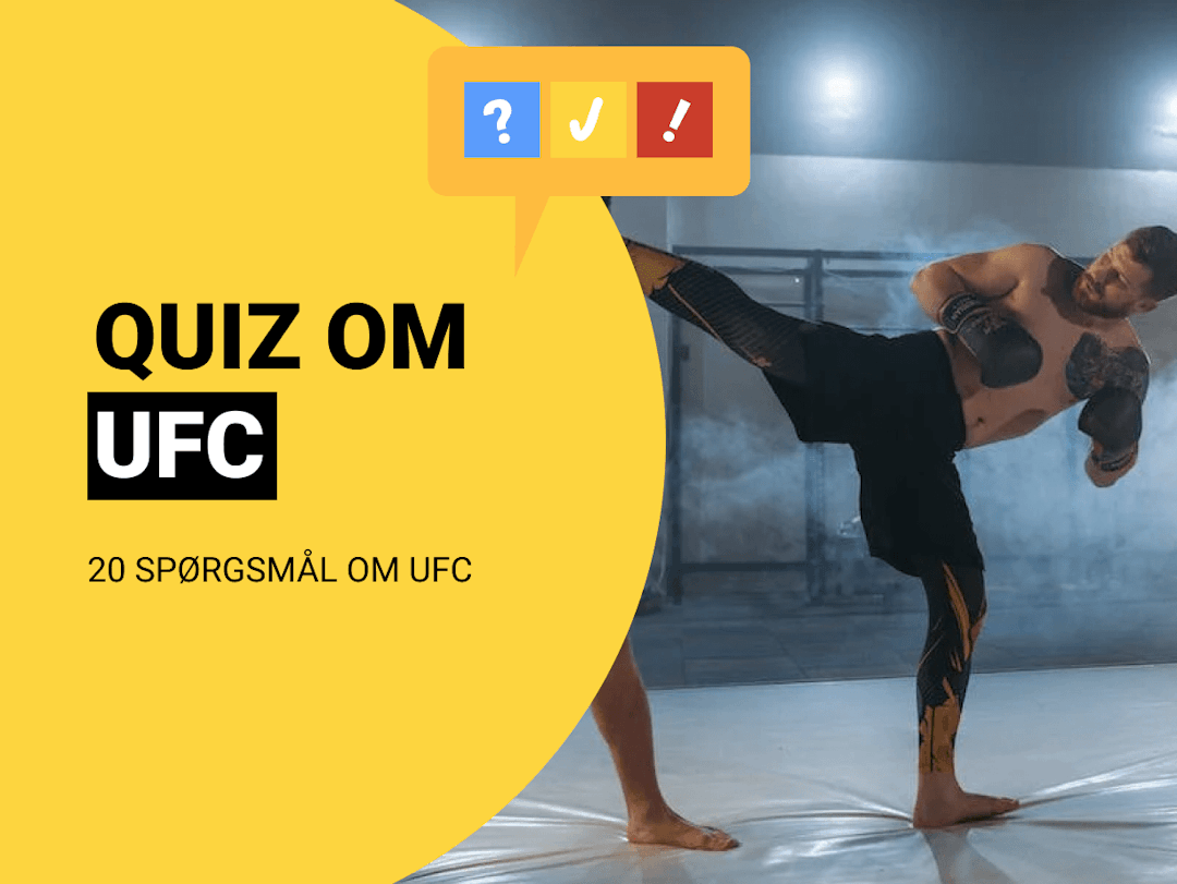 Dansk UFC Quiz: UFC test med 20 spørgsmål og svar
