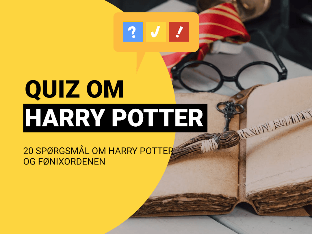 Dansk Harry Potter Quiz: Harry Potter Og Fønixordenen