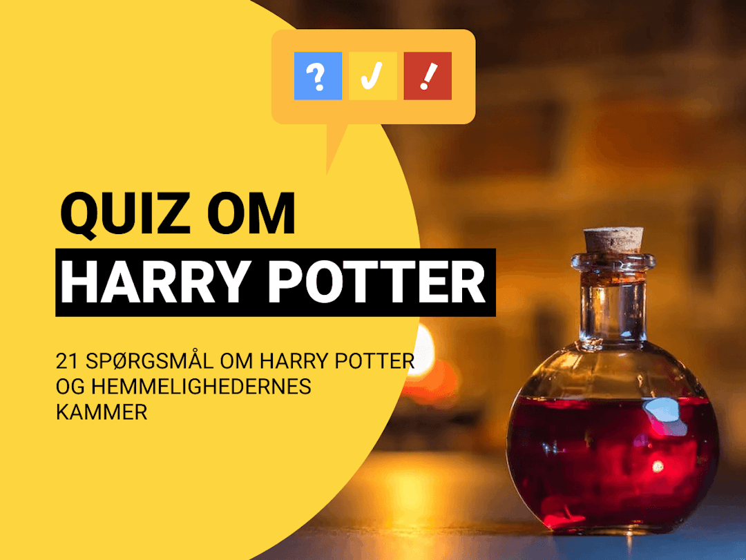 Dansk Harry Potter Quiz: Harry Potter Og Hemmelighedernes Kammer