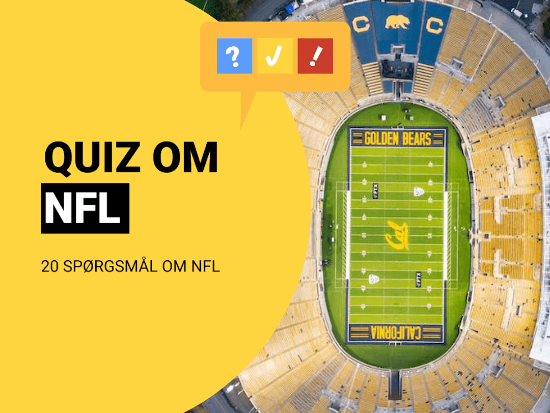 Dansk NFL Quiz: NFL quiz med 20 spørgsmål og svar