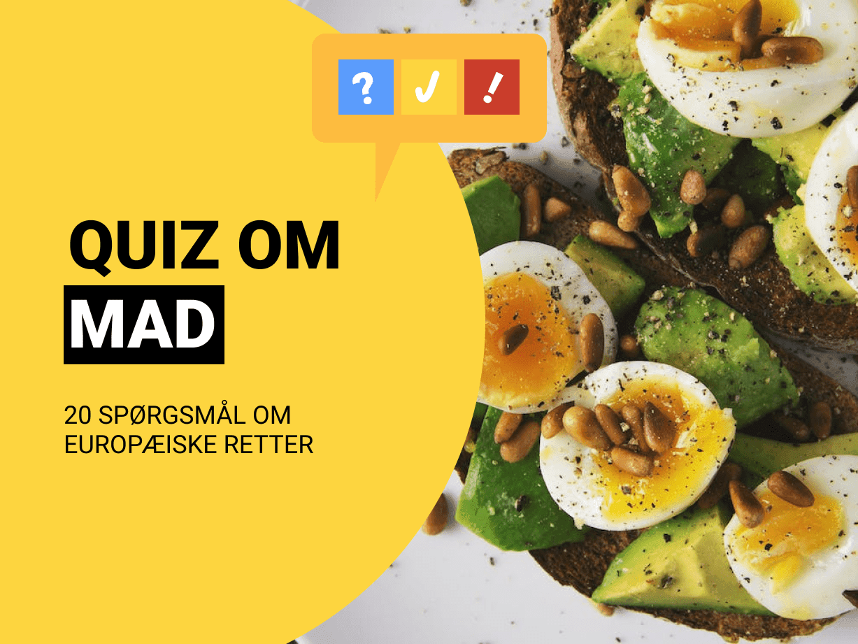 Quiz om Europæiske Retter: Madquiz om retter fra Europa