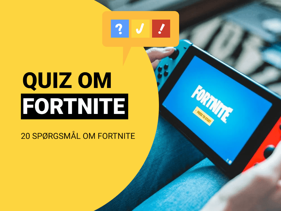 Dansk Fortnite Quiz: Fortnite test med 20 spørgsmål og svar