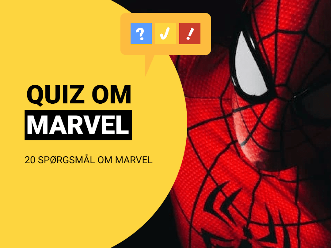 Dansk Quiz om Marvel: 20 spørgsmål og svar om Marvel universet!