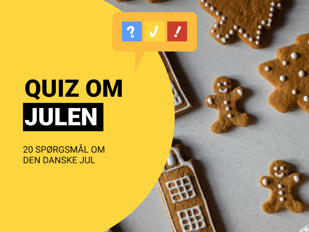 Julequiz: Dansk quiz om julen med 20 spørgsmål