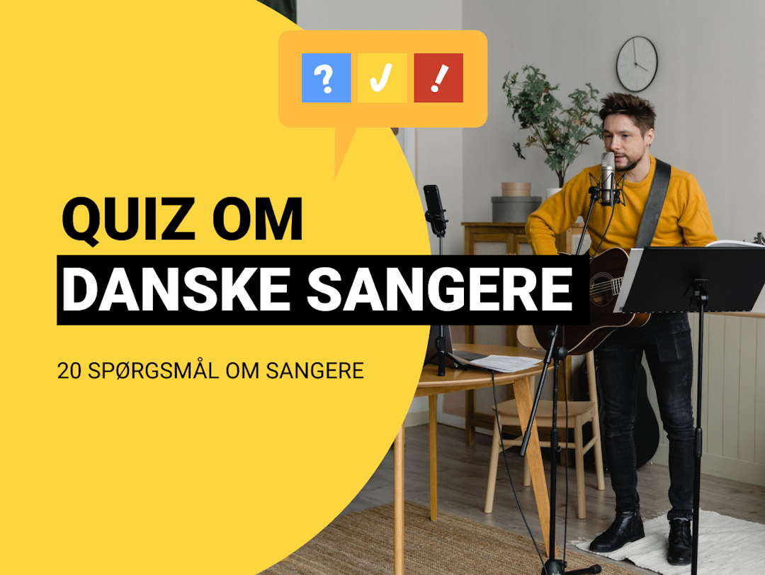 Quiz Om Dansk Musik: 20 spørgsmål om danske sangere