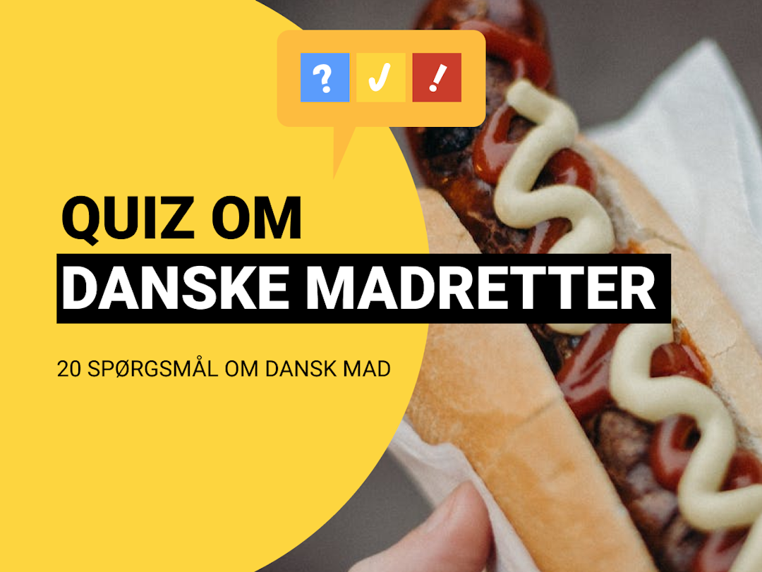 Quiz Om Dansk Mad: Madquiz med 20 spørgsmål om dansk mad