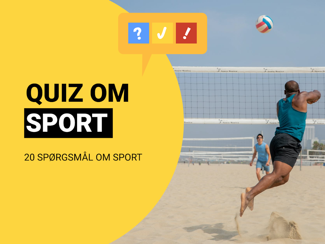 Sportsquiz: Generel quiz om sport med 20 spørgsmål