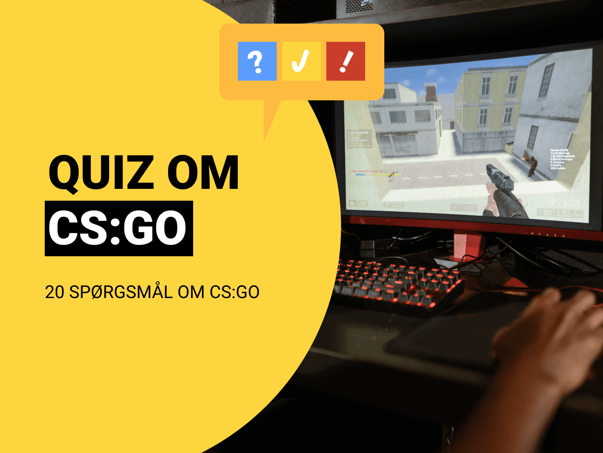 CSGO Quiz: Quiz om CSGO med 20 spørgsmål og svar