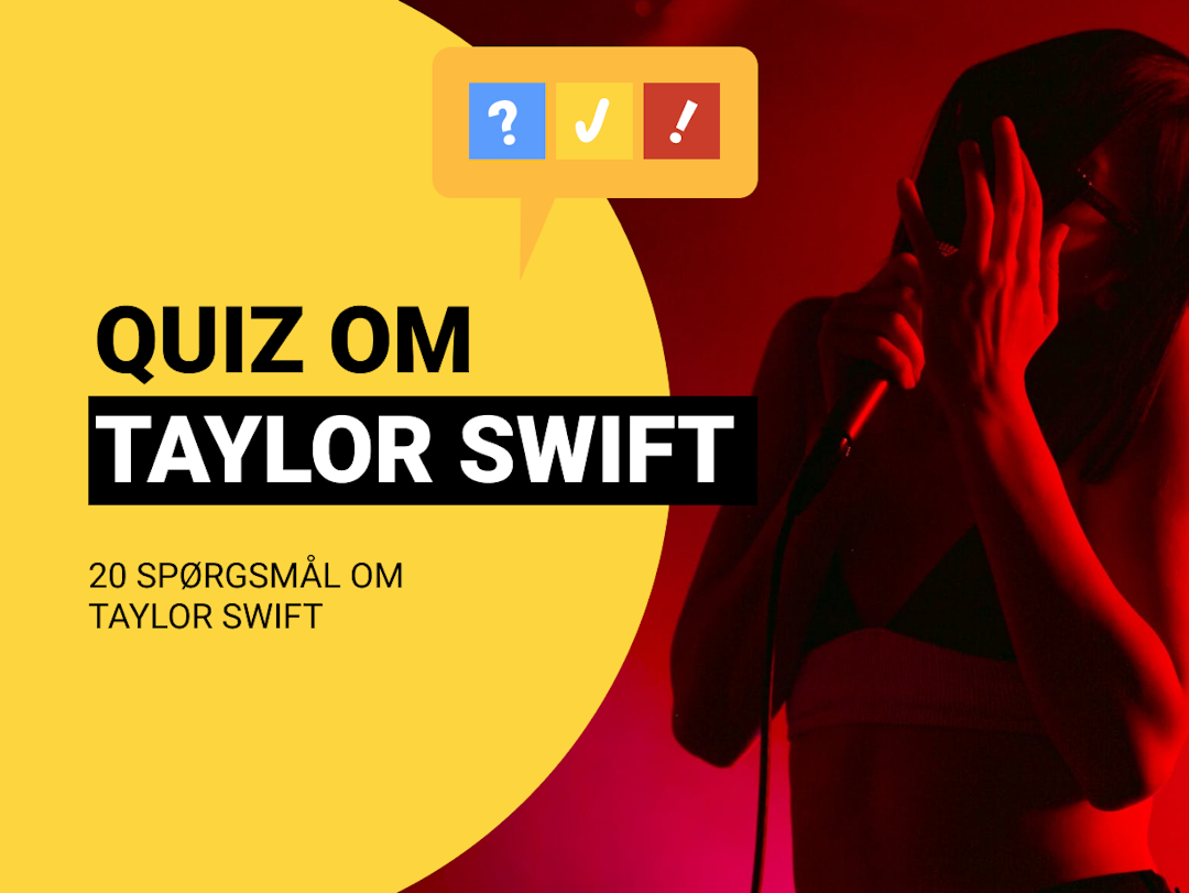 Quiz om Taylor Swift: 20 spørgsmål og svar om Taylor Swift