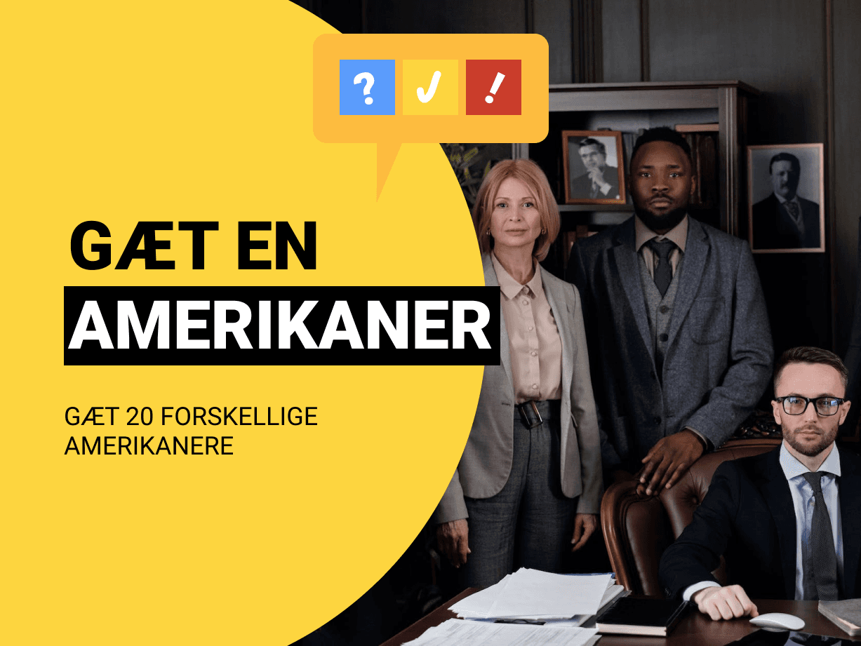 Gæt en Amerikaner: Gæt en kendt Amerikaner-quiz med 20 spørgsmål