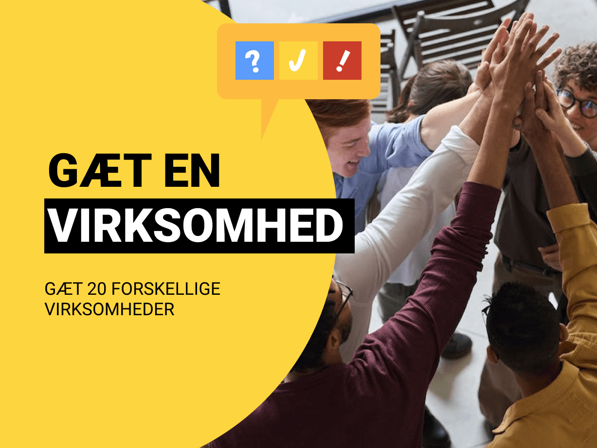 Gæt en Virksomhed: Dansk virksomhedsquiz med 20 spørgsmål