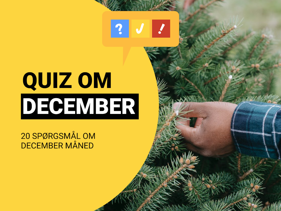 Quiz om December: 20 spørgsmål i julelig december-quiz