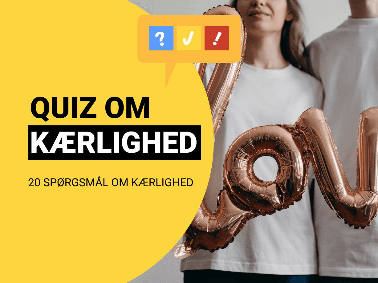 Quiz om Kærlighed: Kærlighedsquiz med 20 spørgsmål og svar