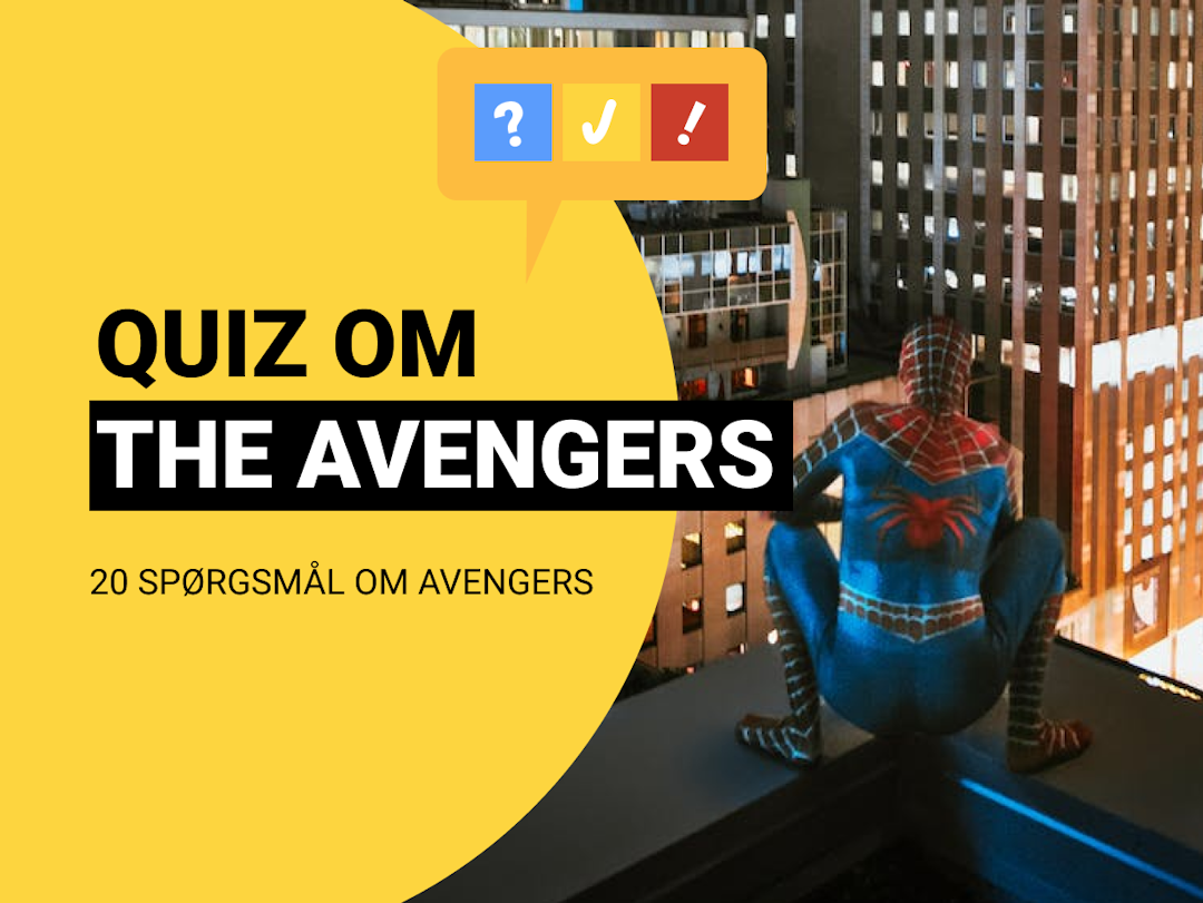 Quiz om The Avengers: Marvel Avengers-quiz med 20 spørgsmål