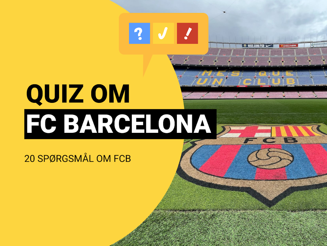 Quiz om FC Barcelona: FCB-quiz med 20 spørgsmål og svar