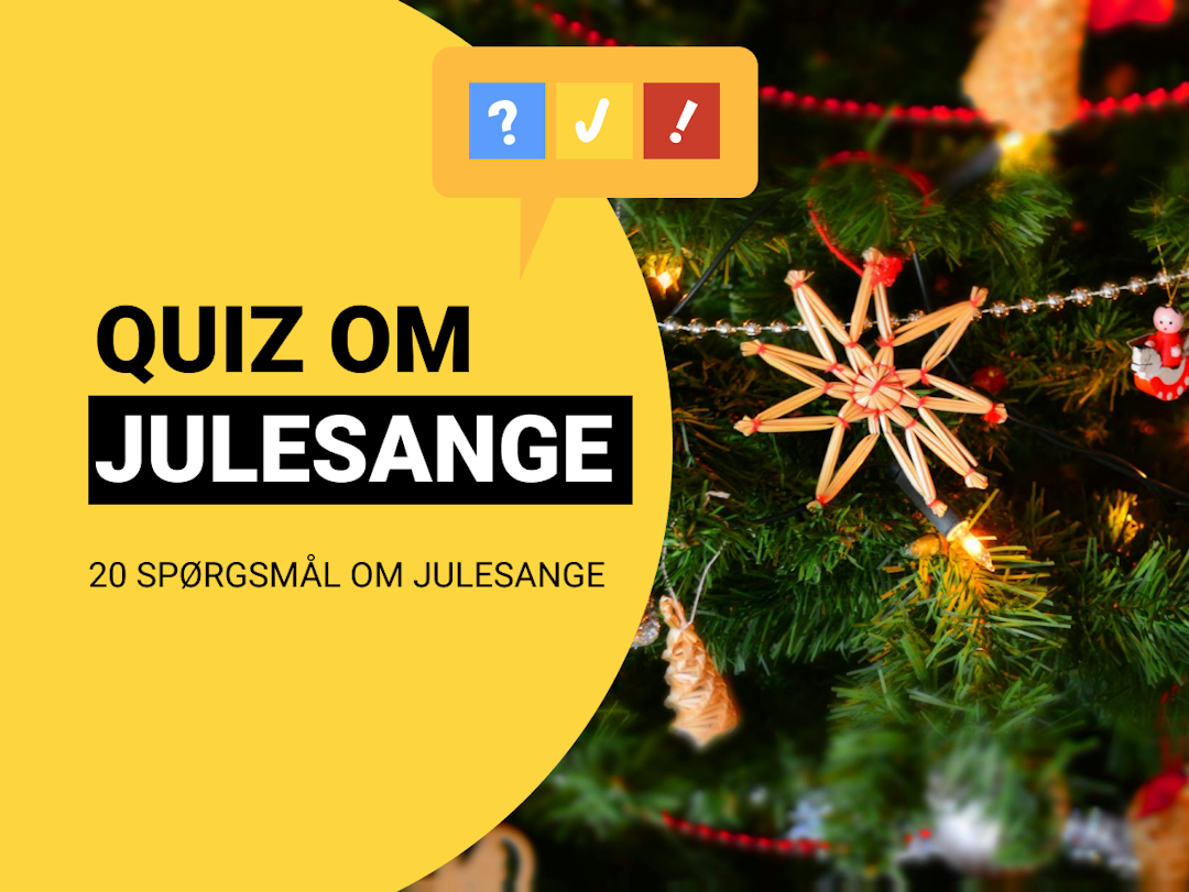 Julemusik-quiz: Quiz om julesange med 20 spørgsmål