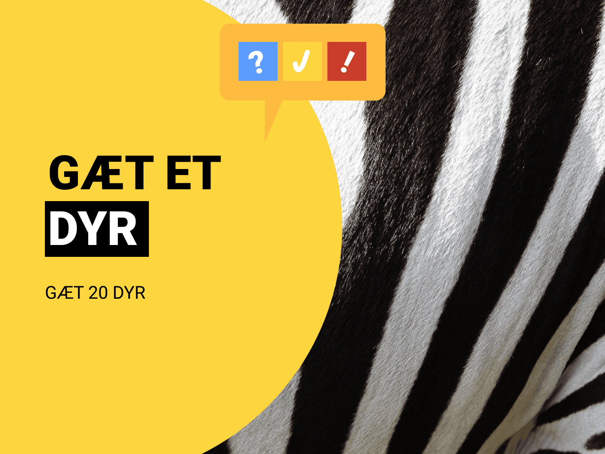 Hvilket dyr er kendt for...