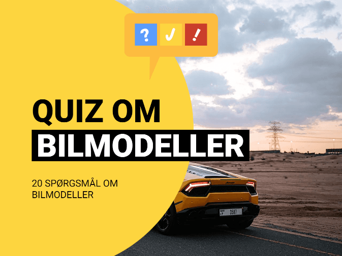 Bilquiz: Hvilket bilmærke laver denne bilmodel?