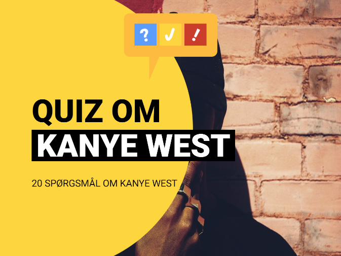 Quiz om Kanye West: Kanye West-quiz med 20 spørgsmål og svar