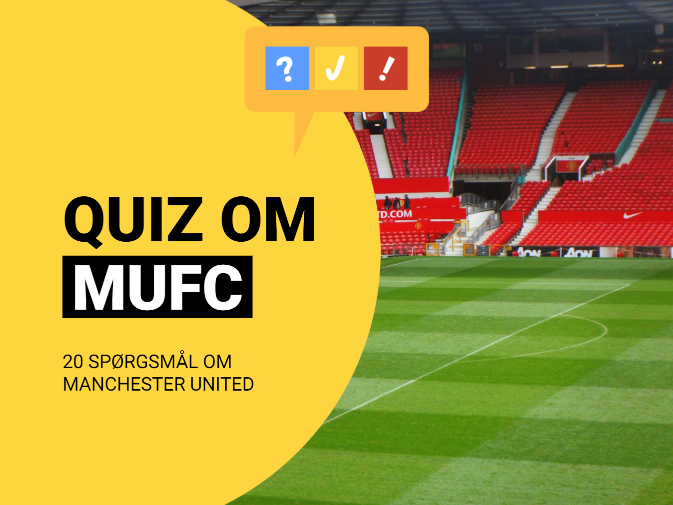 Quiz om Manchester United: MUFC-quiz med 20 spørgsmål og svar